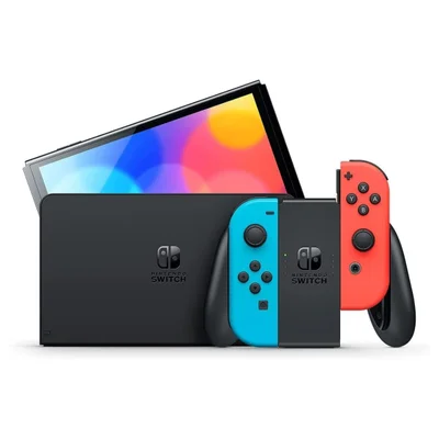 Console Portatil Nintendo Switch OLED 64gb Vermelho E Azul Neon
