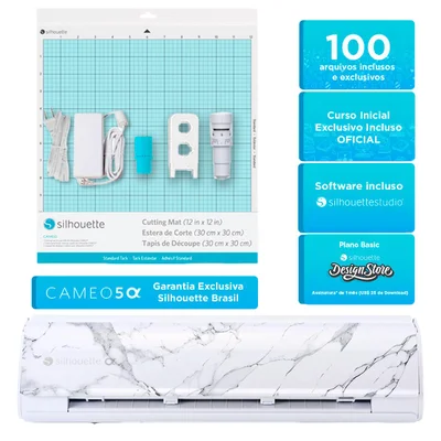 Silhouette Cameo 5 Alpha - Bianco Carrara