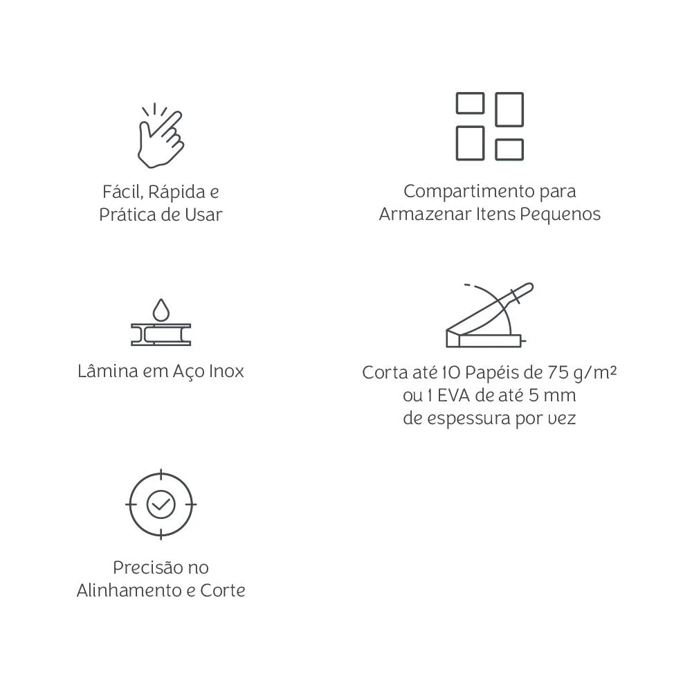 Imagem 2 de 5 do produto Guilhotina Mimo - A4