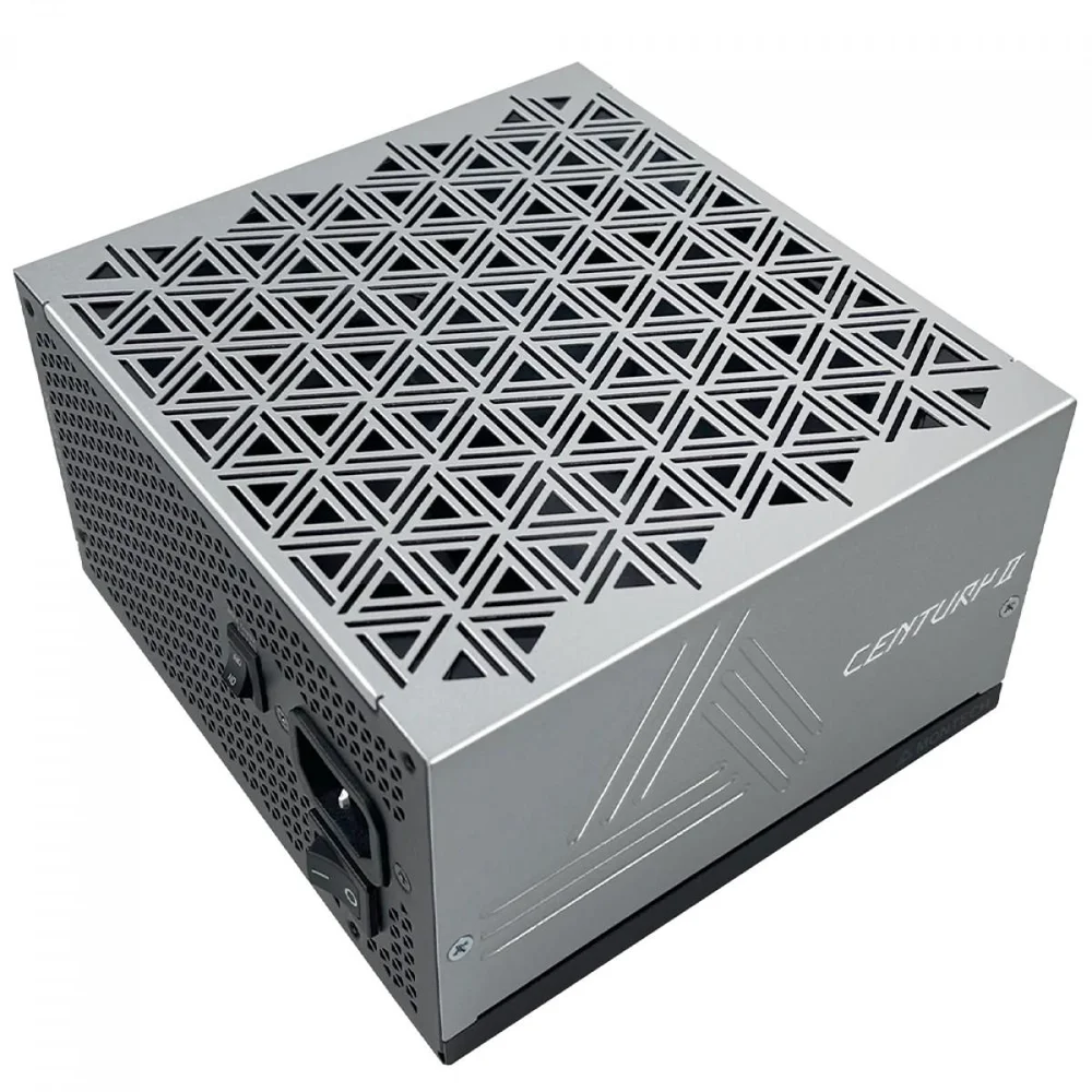 Imagem 5 de 5 do produto Fonte Montech Century Ii 1200w, 80 Plus Gold, Cybenetics Platinum, PCie 5.1, Pfc Ativo, Full Modular, Cinza