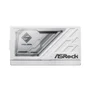 Fonte De Alimentação Asrock Steel Legend White 1000w 80 Plus Gold Full Modular C/ Cabo - Sl-1000gw