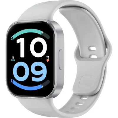 Relógio Smartwatch Xiaomi Redmi Watch 6 Active Tela AmoLED (( Versão Global )) Ios, & Android, Prata