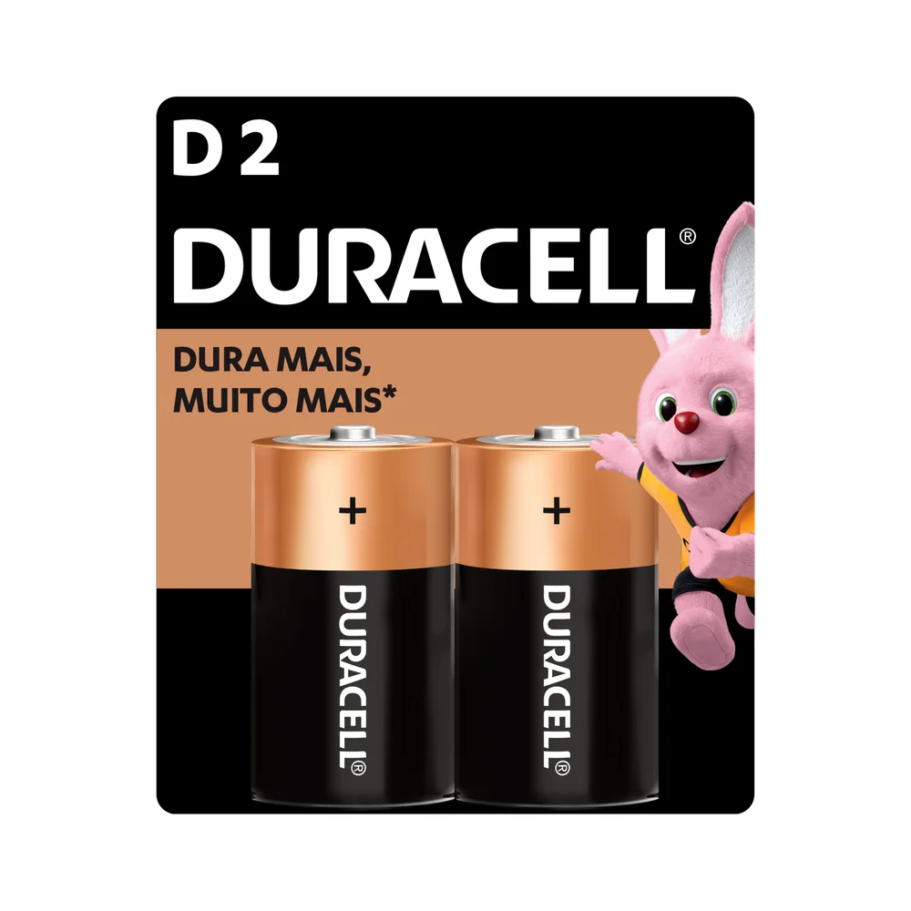 Imagem 3 de 4 do produto Kit Com 12 Pilha Duracell Alcalina Grande D.