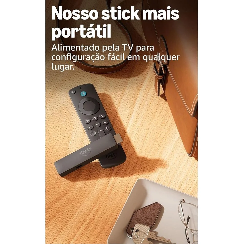 Imagem 3 de 5 do produto Amazon Fire Tv Stick Hd (2026), Controle Remoto Por Voz Com Alexa, Alimentado Pela Tv, Com Configuração Simples,  B0dvk166sv, Amazon