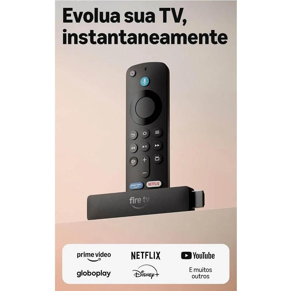 Imagem 4 de 5 do produto Amazon Fire Tv Stick Hd (2026), Controle Remoto Por Voz Com Alexa, Alimentado Pela Tv, Com Configuração Simples,  B0dvk166sv, Amazon