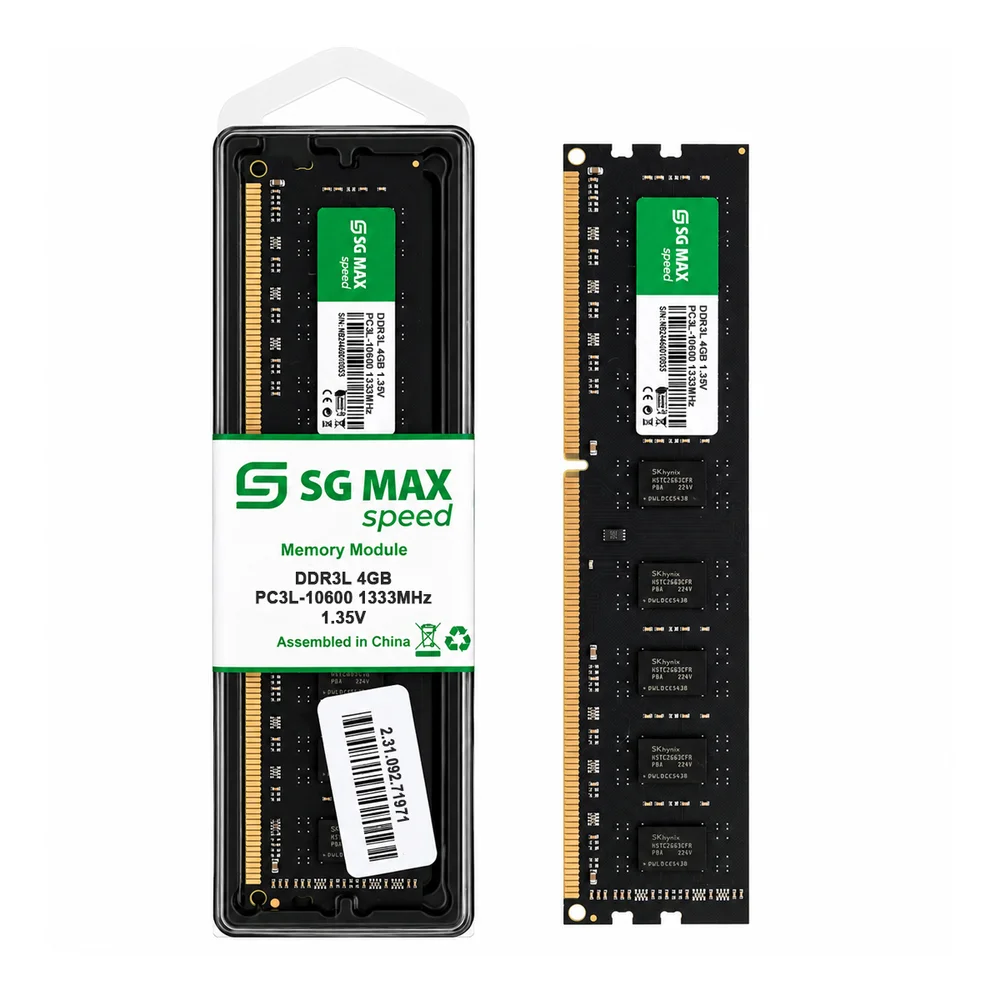 Memoria 4gb Ddr3l 1333 Cl 11 1.35v Desktop Udimm Sgm4g1333lcl19d Sgmax