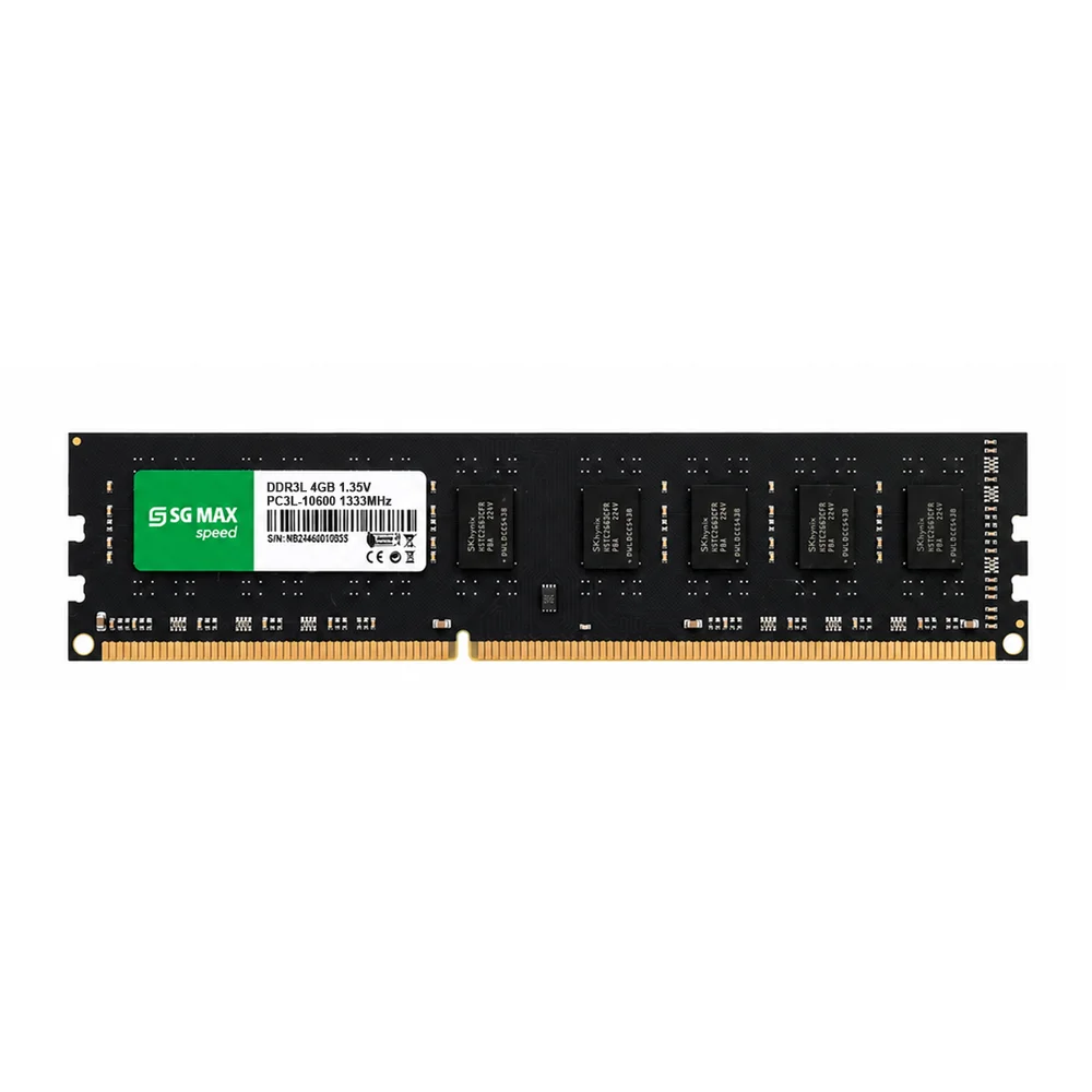 Imagem 2 de 4 do produto Memoria 4gb Ddr3l 1333 Cl 11 1.35v Desktop Udimm Sgm4g1333lcl19d Sgmax