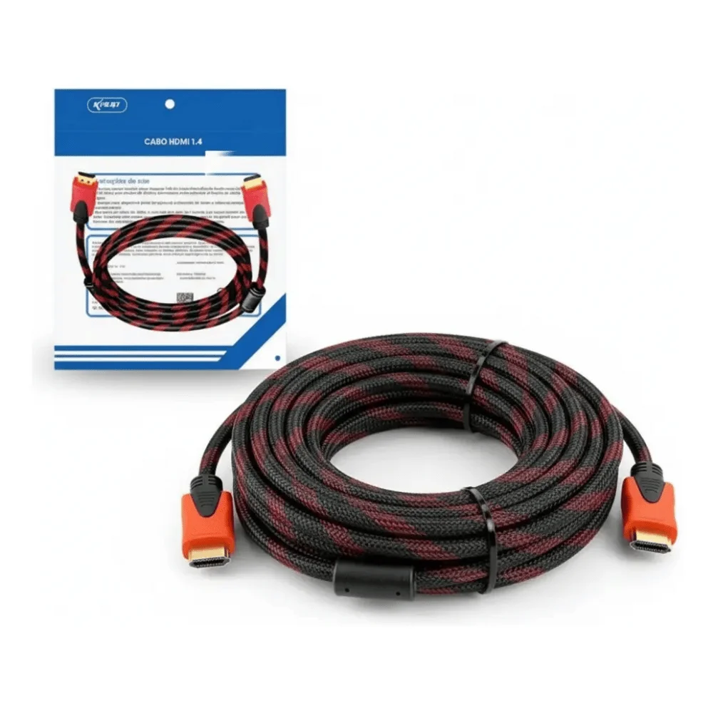 Imagem 2 de 4 do produto Cabo HDMI 10m 1.4  Knup Kp-yp5003 10m