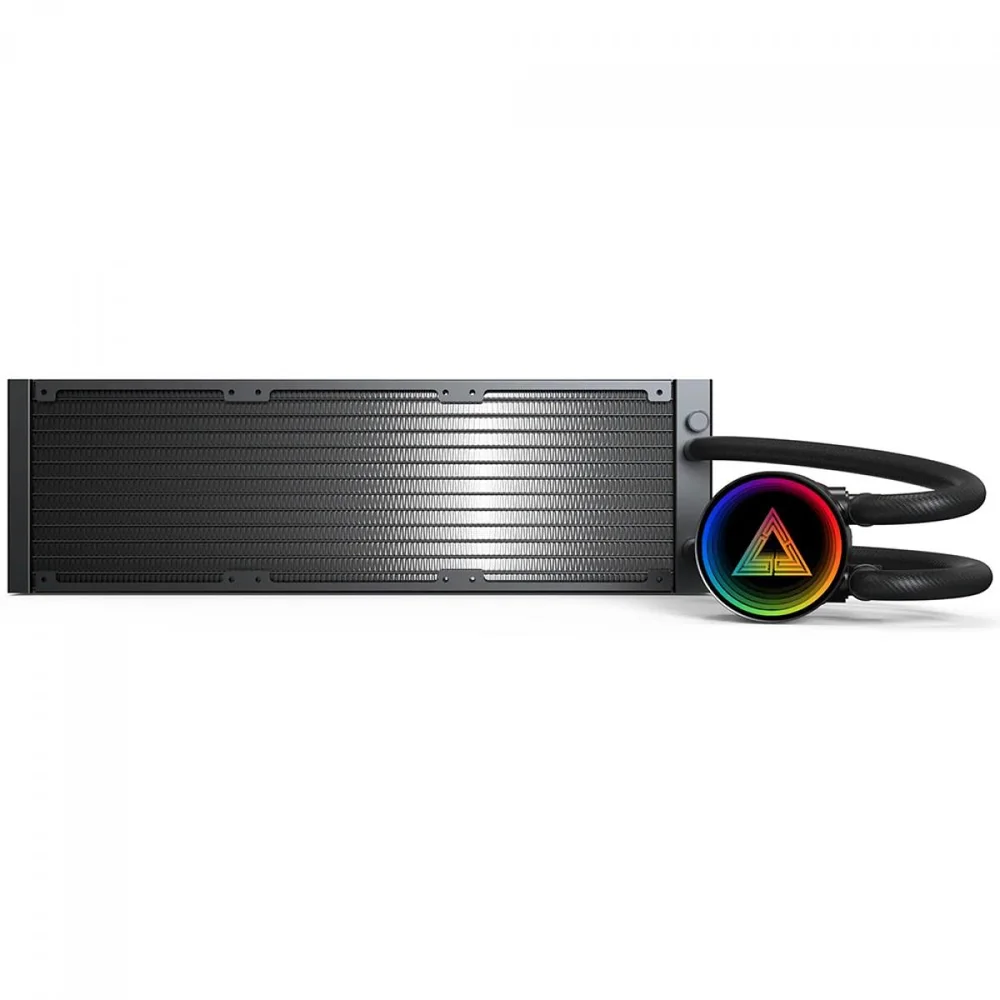 Imagem 4 de 5 do produto Water Cooler Montech Lightflow ARGB, 360mm, Intel-amd, Preto