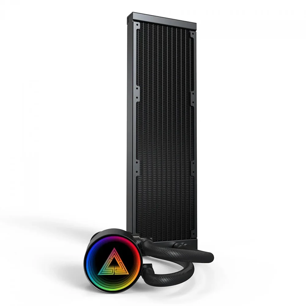 Imagem 5 de 5 do produto Water Cooler Montech Lightflow ARGB, 360mm, Intel-amd, Preto