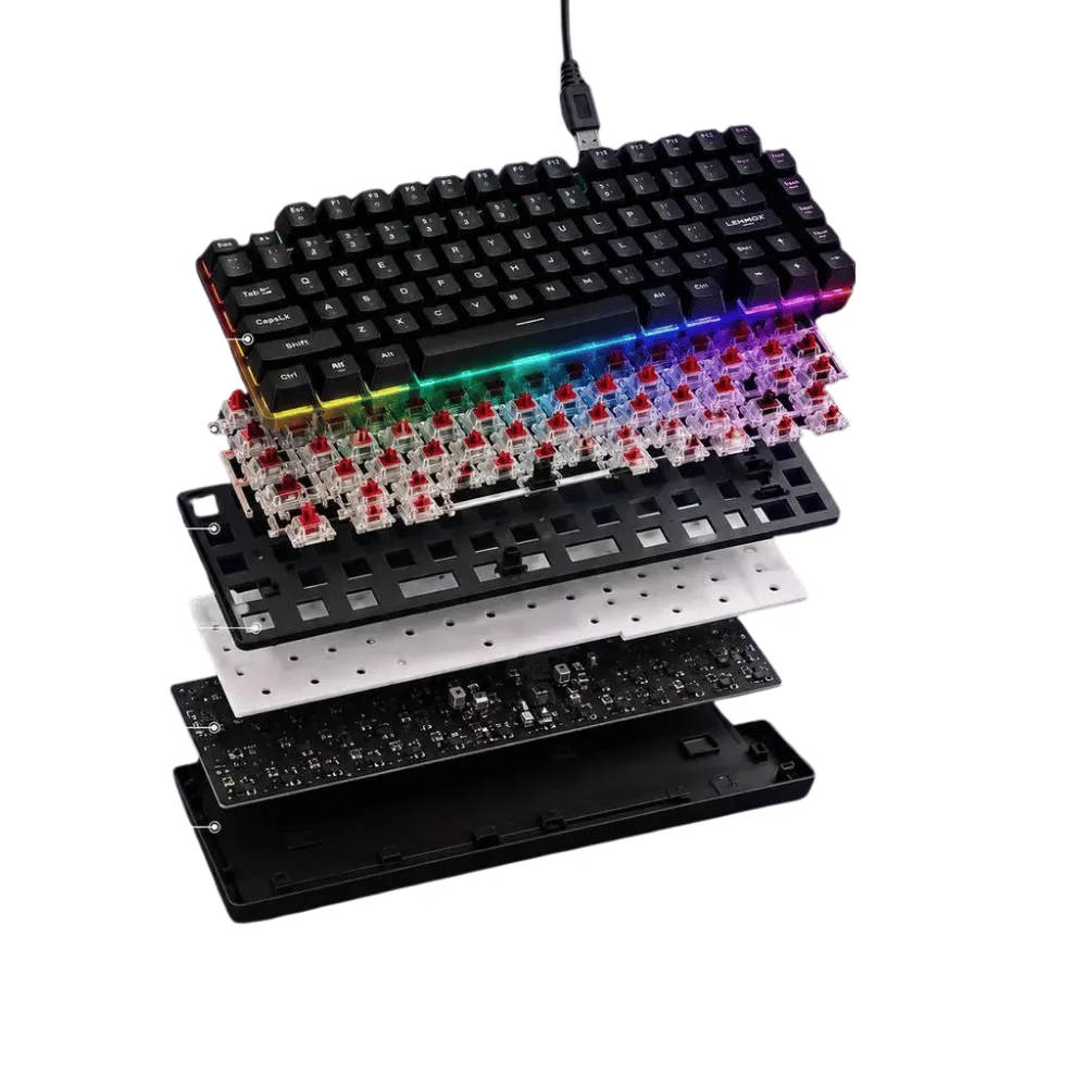 Imagem 3 de 4 do produto Teclado Gamer Mecanico Lehmox Ley-2372