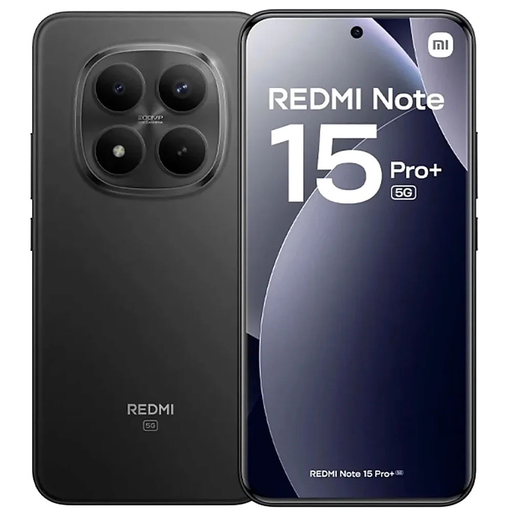 Smartphone Xiaomi Redmi Note 15 Pro Plus 5g 12gb Ram 512gb Tela AmoLED 6,83" 120hz Câmera 200mp Ois - Preto