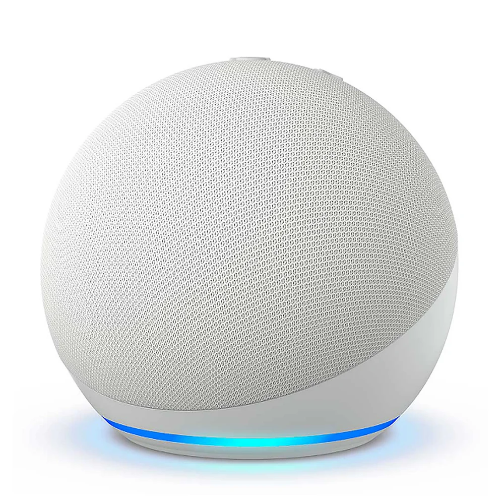 Echo Dot 5ª Geração Smart Speaker Com Alexa Hub Zigbee Sensor Temperatura Wi-fi Dual Band Bluetooth Bivolt - Branco