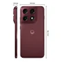 Smartphone Motorola Edge 70 Pro 256gb 5g - Vinho, 24gb (12gb Ram+12gb Ram Boost), 4 Câmeras De 50mp, Tela De 6,8" E Bateria 6500mah