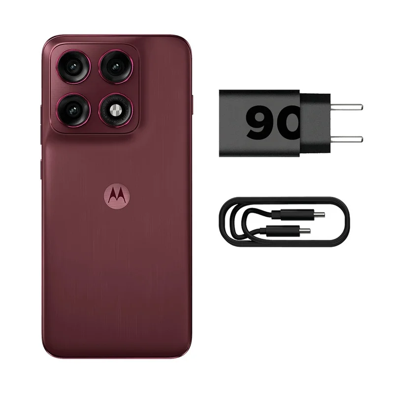 Smartphone Motorola Edge 70 Pro 256gb 5g - Vinho, 24gb (12gb Ram+12gb Ram Boost), 4 Câmeras De 50mp, Tela De 6,8" E Bateria 6500mah Smartphone Motorola Edge 70 Pro 256gb 5g - Vinho, 24gb (12gb Ram+12gb Ram Boost), 4 Câmeras De 50mp, Tela De 6,8" E Bateria 6500mah