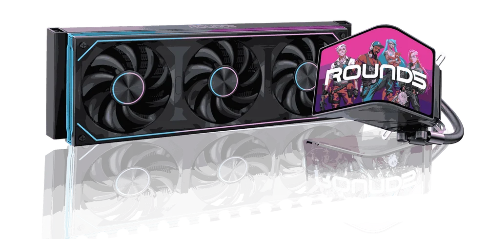 Water Cooler Round5 Horizon 360mm Lcd Tela Curva 6,67 Preto Water Cooler Round5 Horizon 360mm Lcd Tela Curva 6,67 Preto
