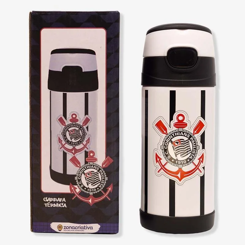 Imagem 1 de 5 do produto Garrafa Top Handle Inf.350ml Corinthians