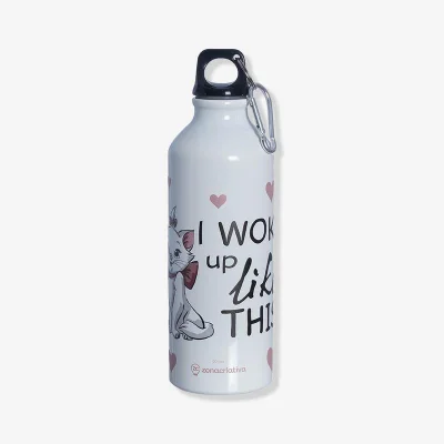 Garrafa De Aluminio 500ml C/mosquetao Marie