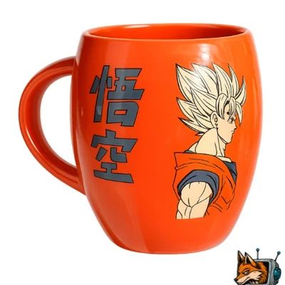 Caneca Dragon Ball Goku Vs Vegeta Super Sayajin 550ml
