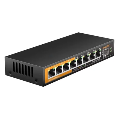 Switch Gerenciavel Poe Keep Link 8 Portas 2.5g Rj45 10gb Sfp