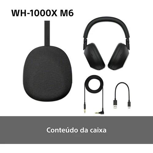 Sony Fones De Ouvido Sem Fio Wh-1000xm6 - Preto