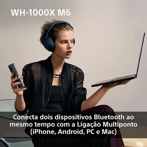 Sony Fones De Ouvido Sem Fio Wh-1000xm6 - Preto