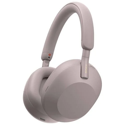 Sony Fones De Ouvido Wh-1000xm5 Premium Com Cancelamento De Ruído, Bateria De 30 Horas - Rosa Fumé