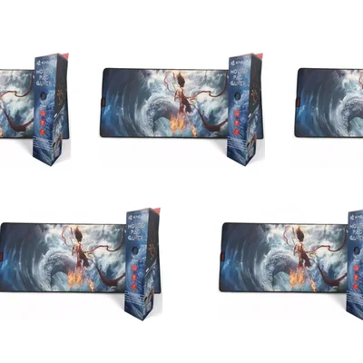 Kit Mouse Pad Gamer 70 X 30cm 3mm Knup Kp-s013 Vários Temas 05 Un