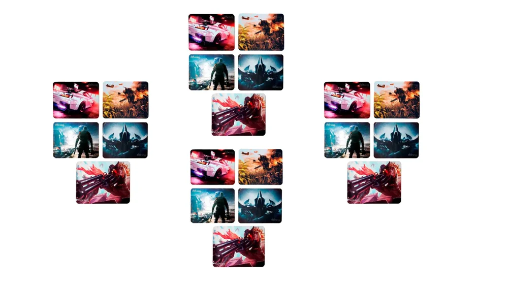 Kit Mouse Pad Gamer 26 X 21cm Knup Kp-s03 2mm Div Temas 20 Un Kit Mouse Pad Gamer 26 X 21cm Knup Kp-s03 2mm Div Temas 20 Un