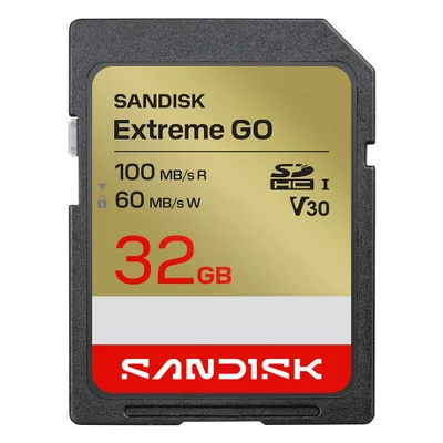 Sandisk Extreme Go Sd Uhs-i Card 32gb Alta Velocidade