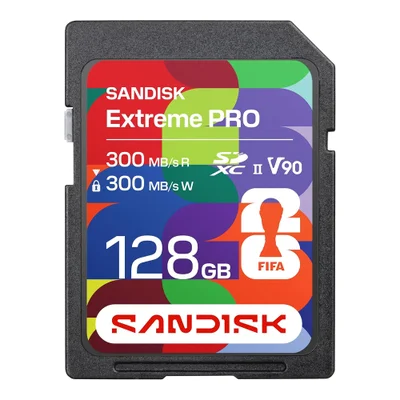 Sandisk Sd Card 128GB Fifa World Cup 2026 Memória