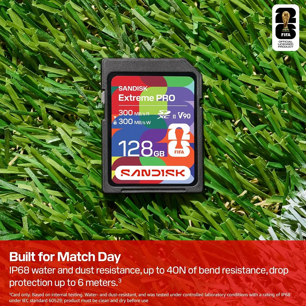 Imagem 5 de 5 do produto Sandisk Sd Card 128GB Fifa World Cup 2026 Memória