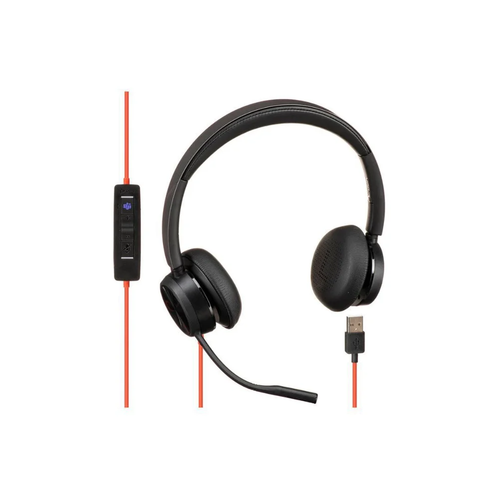 Imagem 2 de 2 do produto Headset Hp Poly Blackwire 8225 Estereo Ms Usb-a 772k3aa