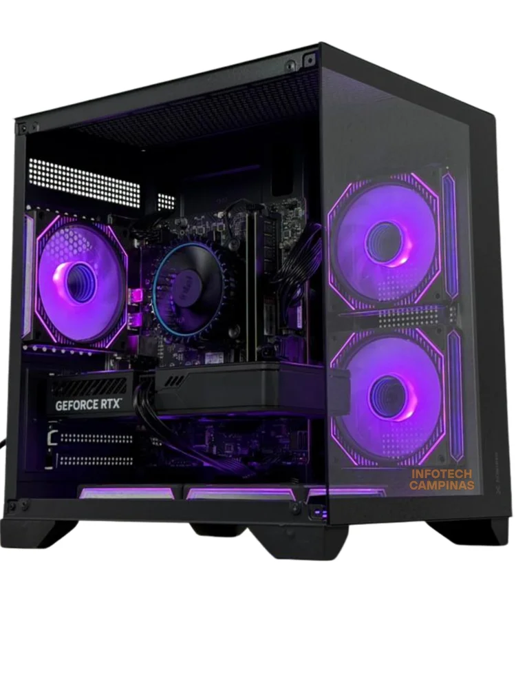 PC Gamer Aquario Preto Ryzen 5 5500, Gtx 1660 Super 6gb, 16gb Ram, SSD Nvme 500gb, WINDOWS 11 Pro - view 3