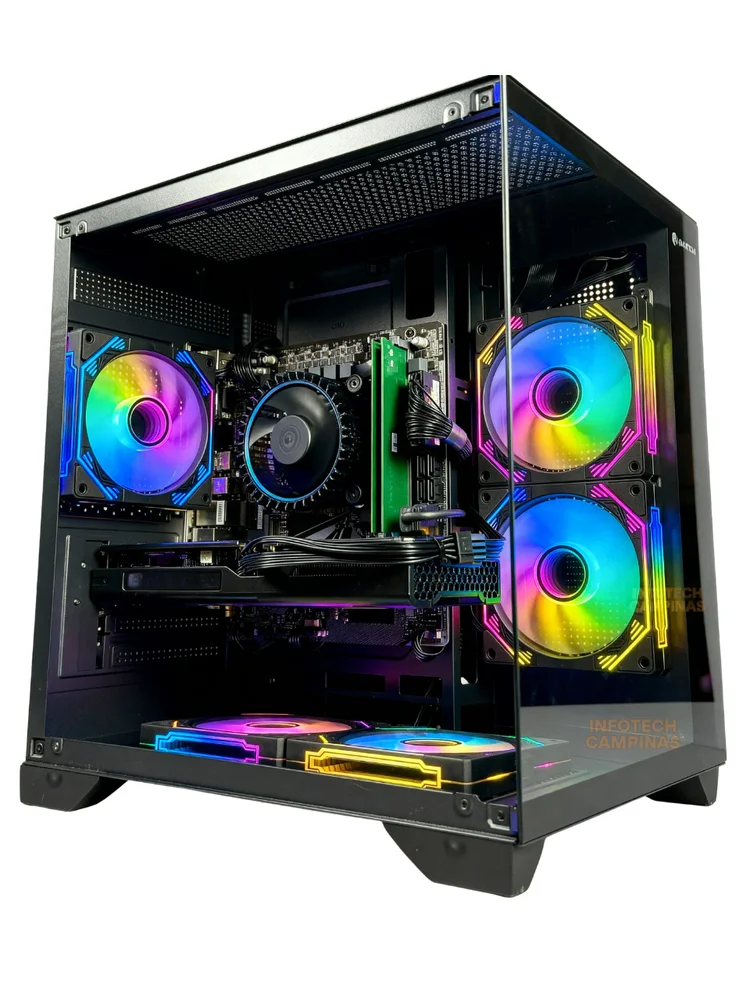 PC Gamer Aquario Preto Ryzen 5 5500, Gtx 1660 Super 6gb, 16gb Ram, SSD Nvme 500gb, WINDOWS 11 Pro - view 4