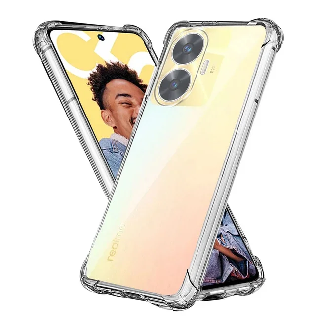 Imagem 3 de 5 do produto Capa Capinha Anti Impactos Silicone Transparente Para Realme C51