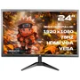 Monitor LED Tronos 24" Trs-24wv, Resolução Full Hd 1920x1080, 75hz, Vga E HDMI, Vesa - Preto