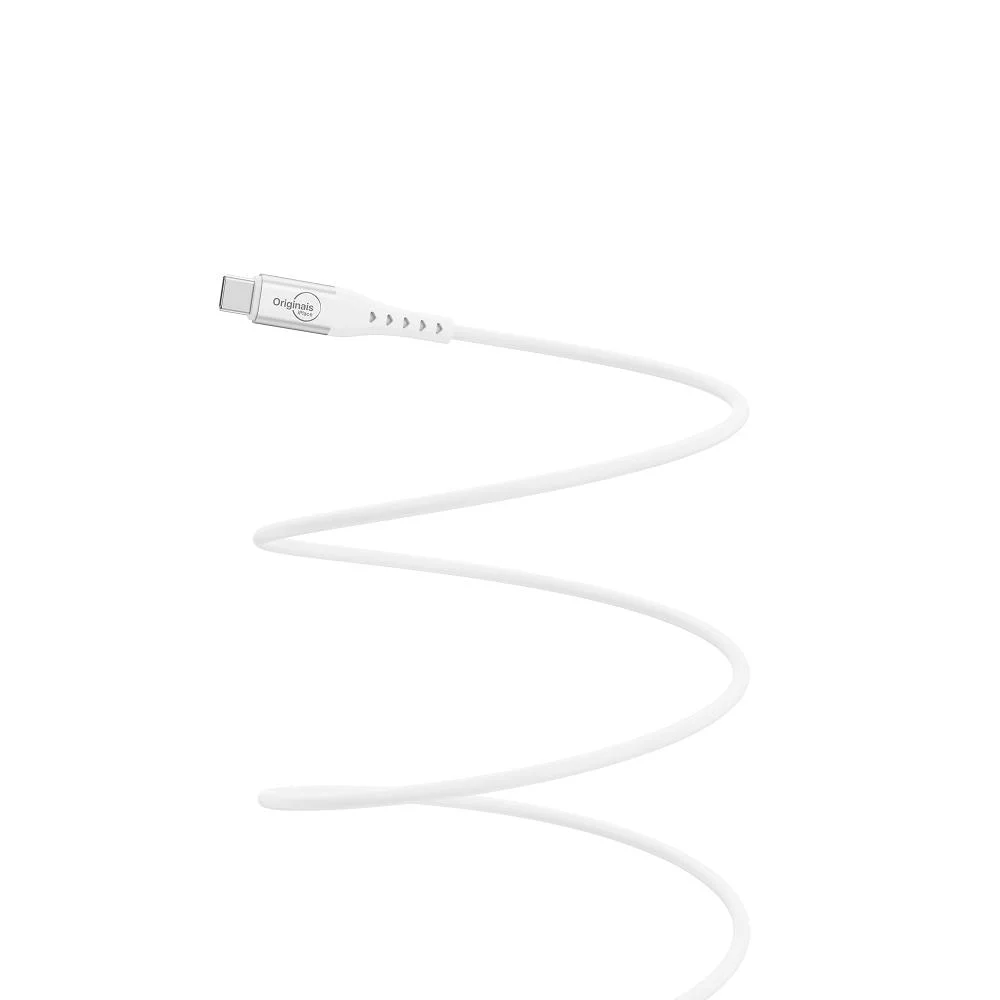 Imagem 2 de 4 do produto Cabo Magnético Usb-c 1,2m, Silicone,   Iplace, Branco