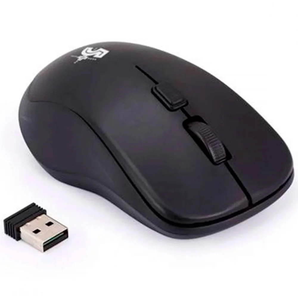 Mouse Office Sem Fio 5+ Mw-500, 1000 Dpi, 2.4ghz, Preto - 015-0080 Mouse Office Sem Fio 5+ Mw-500, 1000 Dpi, 2.4ghz, Preto - 015-0080