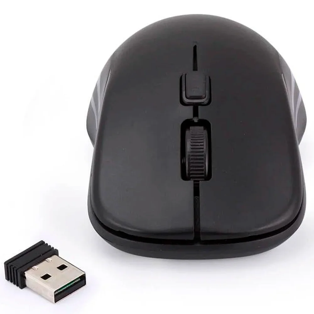 Mouse Office Sem Fio 5+ Mw-500, 1000 Dpi, 2.4ghz, Preto - 015-0080 Mouse Office Sem Fio 5+ Mw-500, 1000 Dpi, 2.4ghz, Preto - 015-0080