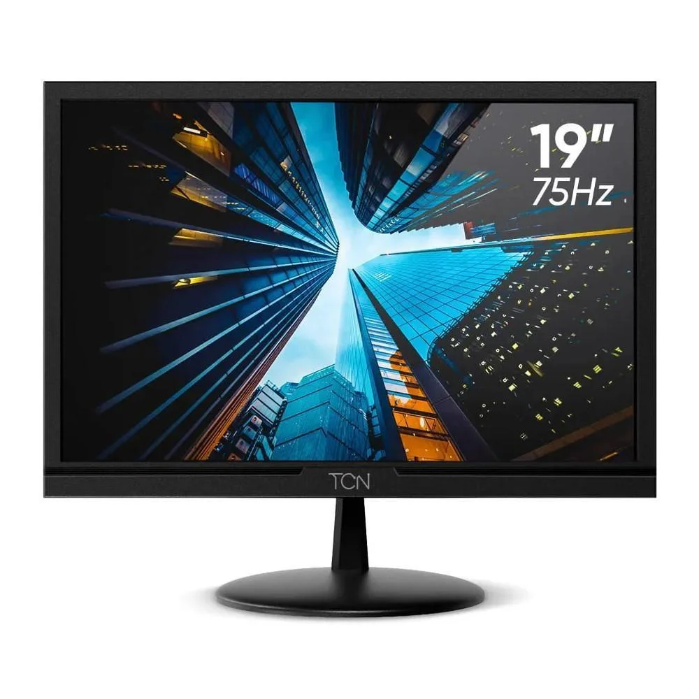 Monitor 19" LED Hd Office Tcn, 75hz, Vga, HDMI Monitor 19" LED Hd Office Tcn, 75hz, Vga, HDMI