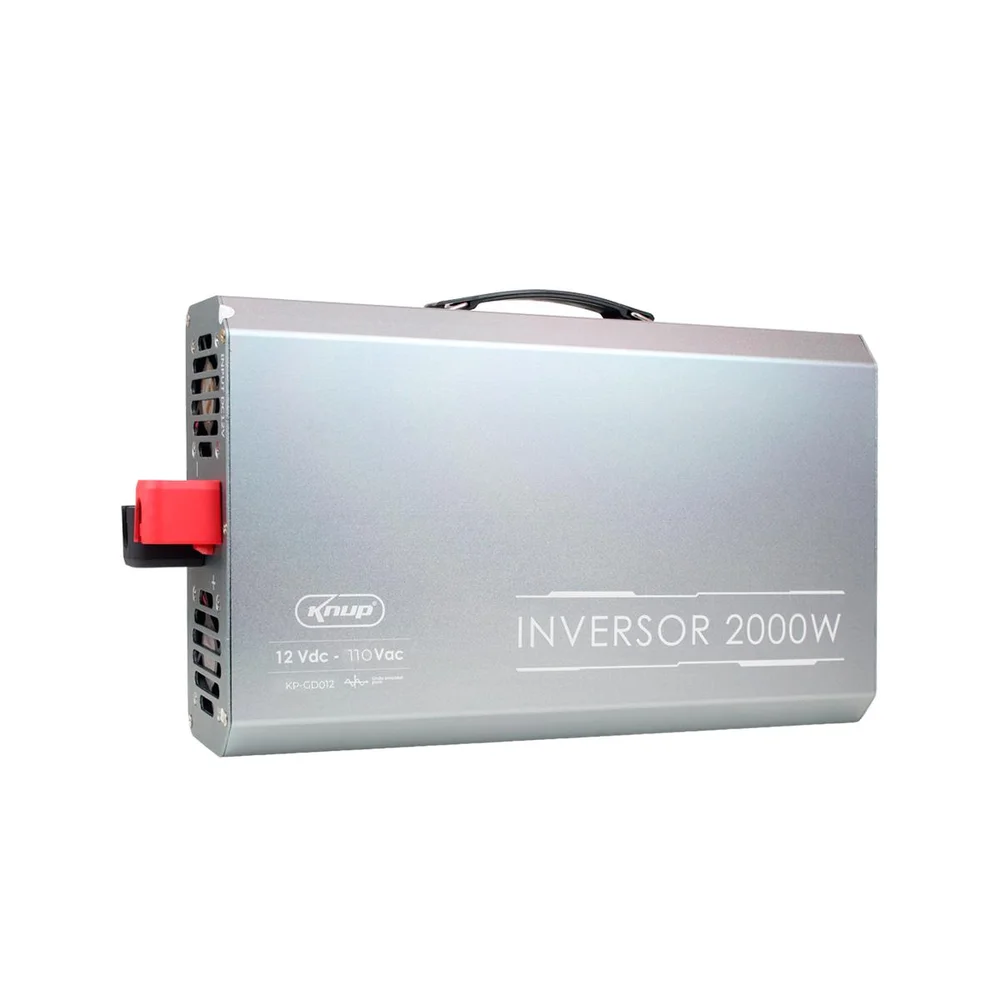 Inversor De Tensão 2000w 12v 110v Onda Senoidal Pura Veicular