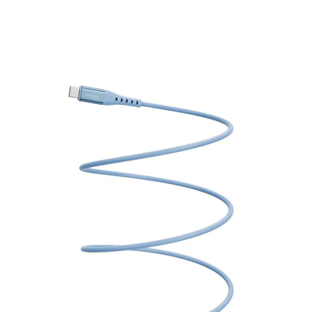 Imagem 3 de 4 do produto Cabo Magnético Usb-c 1,2m, Silicone,   Iplace, Azul