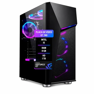 PC Gamer i5 6 Geração GT 740 SSD 120 HD 1TB Memória 8GB