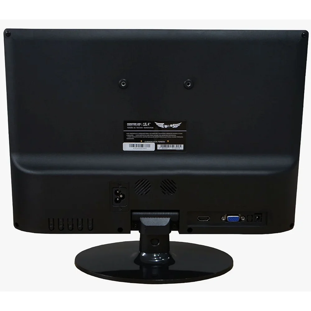 Monitor LED Tronos 15.4" 15trs-xie-v, Resolução 1280x800, 60hz, HDMI E Vga, Vesa - Preto Monitor LED Tronos 15.4" 15trs-xie-v, Resolução 1280x800, 60hz, HDMI E Vga, Vesa - Preto