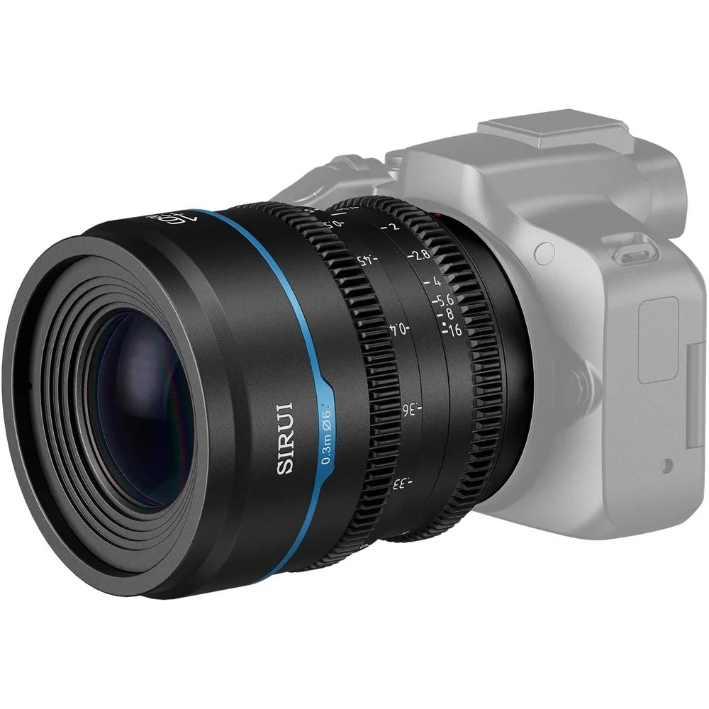 Imagem 2 de 5 do produto Lente de Cinema de Foco Manual Sirui Night Walker 55mm T1.2 S35 para Câmeras Canon RF