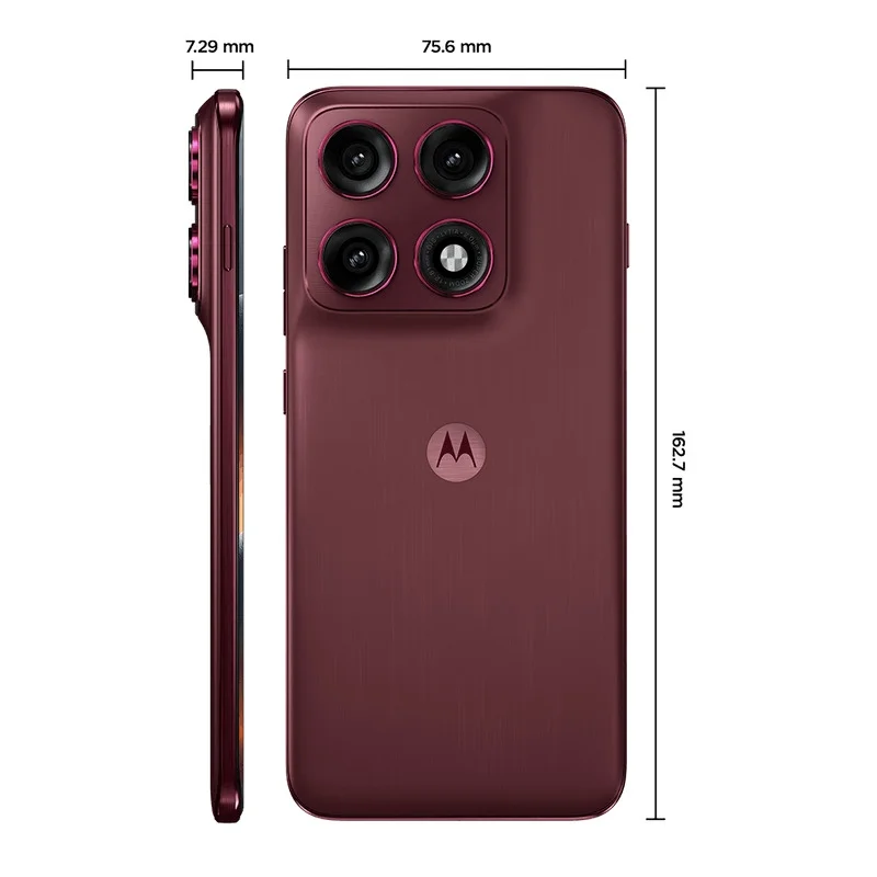 Smartphone Motorola Edge 70 Pro 512gb 5g - Vinho, 24gb (12gb Ram+12gb Ram Boost), 4 Câmeras De 50mp, Tela De 6,8" E Bateria 6500mah Smartphone Motorola Edge 70 Pro 512gb 5g - Vinho, 24gb (12gb Ram+12gb Ram Boost), 4 Câmeras De 50mp, Tela De 6,8" E Bateria 6500mah