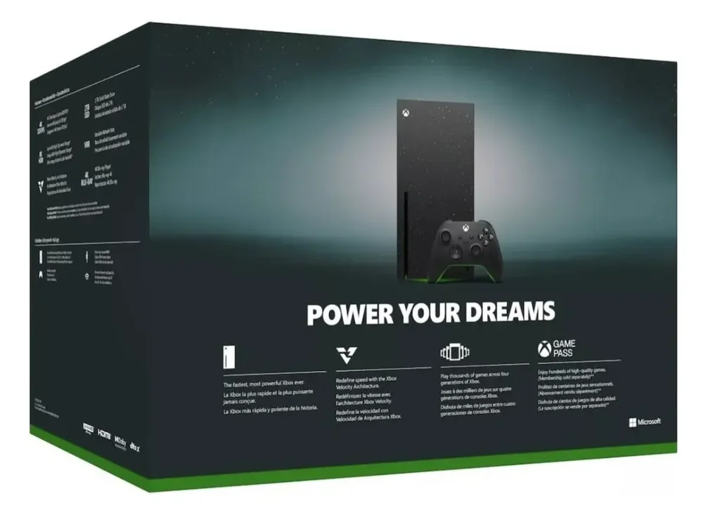 Imagem 3 de 5 do produto Console Microsoft XBOX Series X 2TB Galaxy Black Edition Lançamento 2026