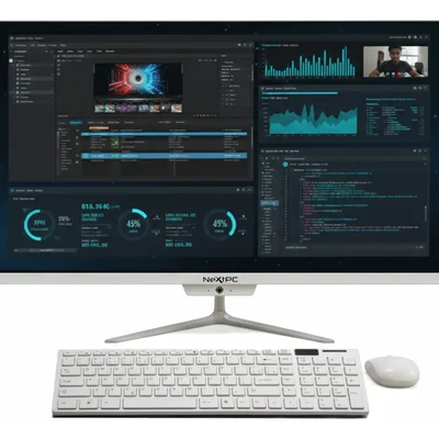 Computador All In One Nextpc 21.5" Intel Core i5 10ª Geração 16gb Ram SSD 240GB Wi-fi Full Hd
