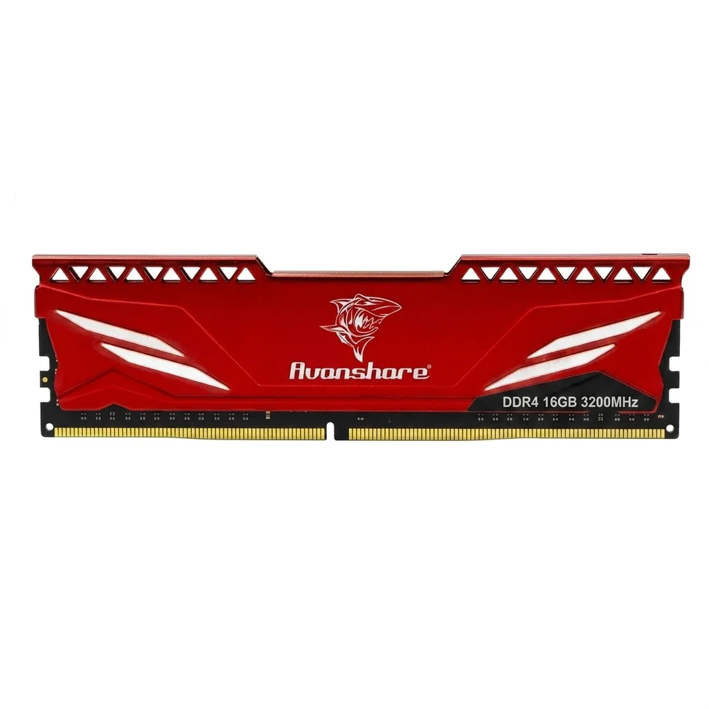 Memoria Para Desktop Ddr4 16gb 3200mhz Prosetup Avanshare Com Dessipador Vermelho